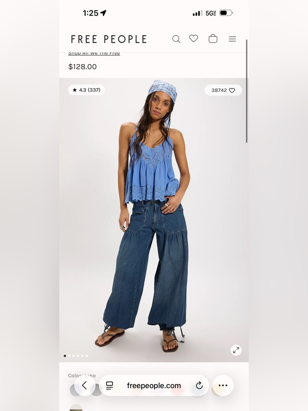 Free People lotus balloon jeans